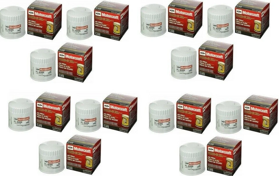 Motorcraft FL-820S Oil Filters Case of 12 F1AZ-6731-BD Bulk Pack - Image 1 of 1