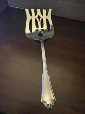 REED & BARTON JACOBEAN C1911 STERLING ASPARAGUS SERVER 9 3/4" - Image 1 of 4