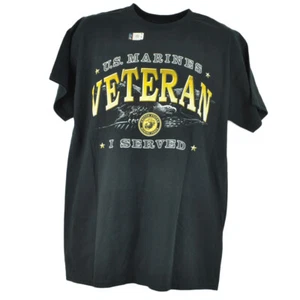 Camiseta Camiseta Camiseta para Adultos Militares Orgullosos Marines de los Estados Unidos Veterano I Sirví - Imagen 1 de 3
