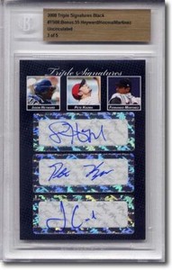 JASON HEYWARD * Pete KOZMA * Fernando Martinez * Rookie Autograph BGS Auto #/5