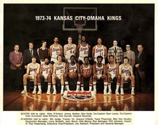 1973-74 KANSAS CITY OMAHA KINGS 8X10 TEAM PHOTO BASKETBALL PICTURE NBA