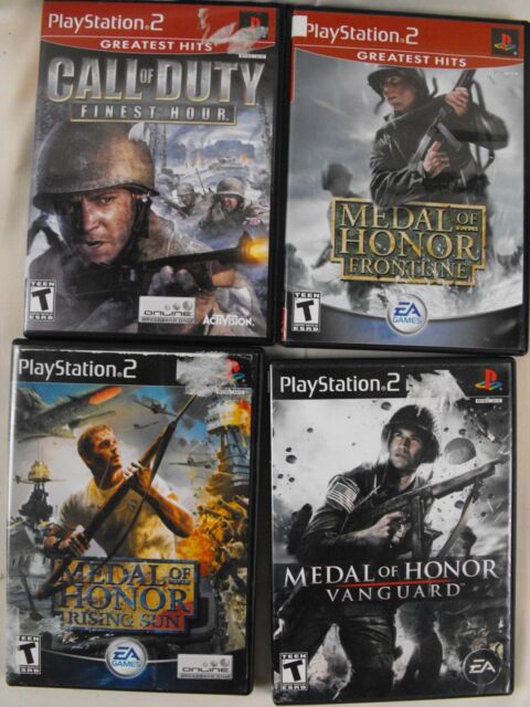 TODOS OS MEDAL OF HONOR DO PS2 