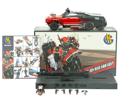 MetaGate G-05 Shatter Red Fantasy Triple Changer Warrior Movie G05 Action Figure - Image 1 of 4