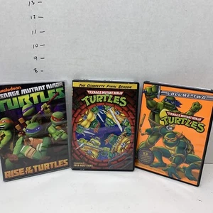 Lot Of (3) DVDs Teenage Mutant Ninja Turtles Volume Two, Rise Of Turtles, Final - Picture 1 of 7