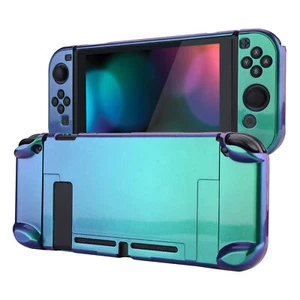 Funda protectora trasera verde PlayVital Chameleon para Nintendo Switch - Imagen 1 de 10