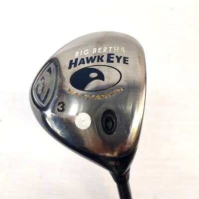 Callaway Hawkeye VFT Big Bertha Titanio 3-Madera GEMAS Eje Grafito Derecha 42" Foto 1 de 4