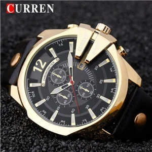 Relogio Masculino CURREN relojes dorados para hombre gama alta populares - Imagen 1 de 17