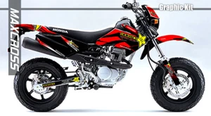 Maxcross Design Graphic kit Full Decal Sticker FOR HONDA XR50 XR100 MOTARD - Picture 1 of 2