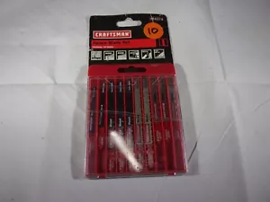 NEW 10pc. CRAFTSMAN T-SHANK JIGSAW BLADE SET # 964374 - Picture 1 of 3