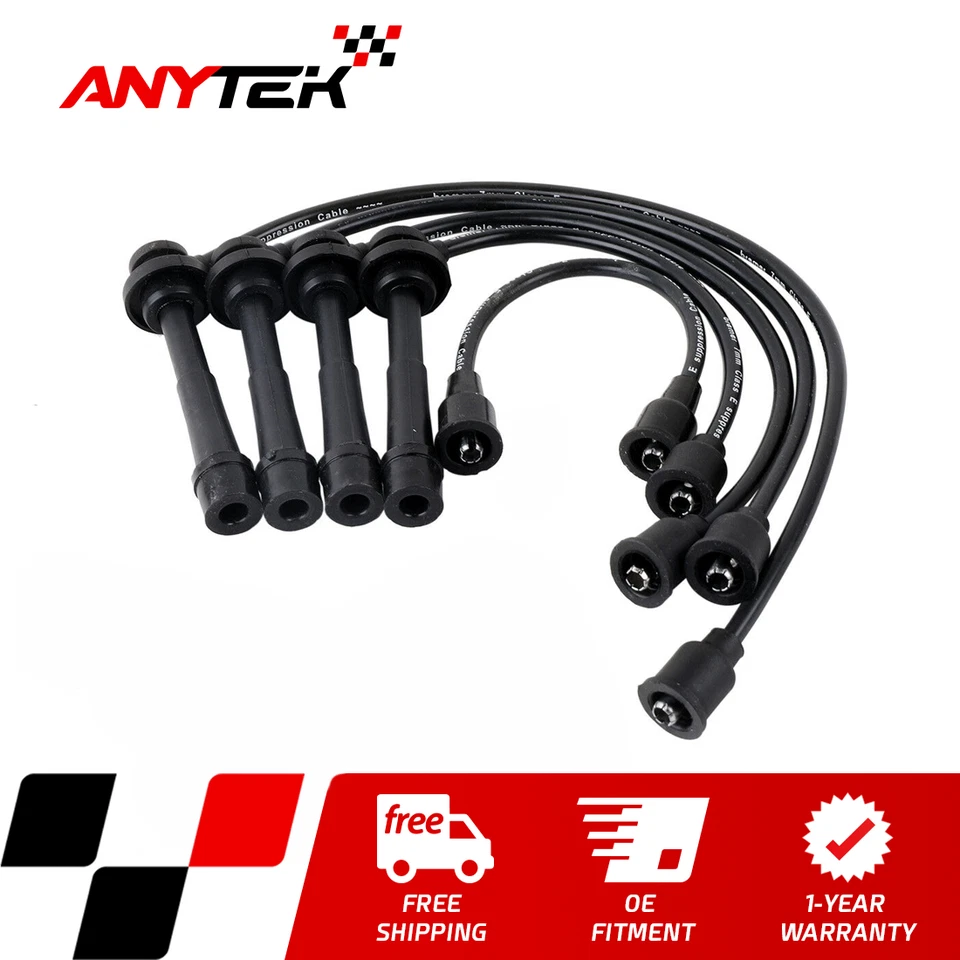 Juego de cables de bujía para Chevy GEO Tracker Pontiac Firefly Suzuki L4 1,6 L Foto 1 de 4