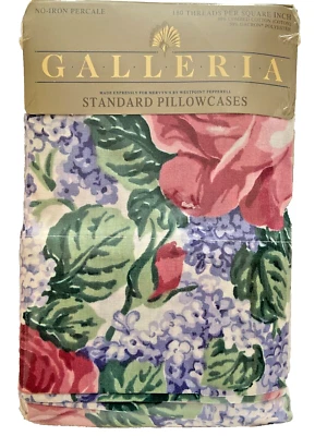 Fundas de Almohada Estándar Galleria Floral Rosa Lila Westpoint Pepperell Mervyns De Colección Foto 1 de 4