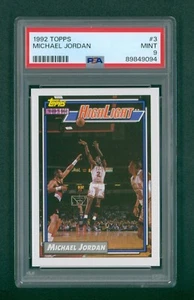1992 Topps Basketball Card - #3 Shaquille O'Neal, PSA 9 MINT - Picture 1 of 2