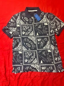 NAUTICA VOYAGEBLUE SPRING MEN’S POLO SHIRT (L) - Picture 1 of 3