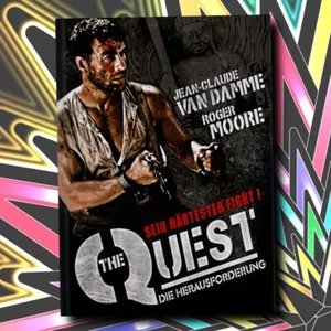 THE QUEST - DIE HERAUSFORDERUNG (1996) BLU-RAY Mediabook Cover C LIMITED 250 STK - Picture 1 of 3