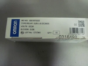 G2R-1-S(S)  OMRON  RELAYS  ( FACTORY BOX OF 10 ) - Picture 1 of 3