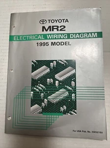 1995 Toyota MR2 Electrical Wiring Diagram Manual Turbo NA Factory OEM Service - Foto 1 di 5