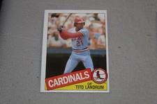 1985 Topps  Baseball Card Complete Finish Fill Your List Set U-Pick 1-250