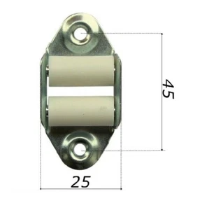 RULLO GUIDA NYLON PER CINGHIA AVVOLGIBILE TAPPARELLE SERRANDE MODELLO VERTICALE - Foto 1 di 7