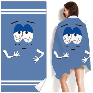 Funny Cartoon Bath Towel Towelie Large Gym Beach Towel Gift For Kids And Adults