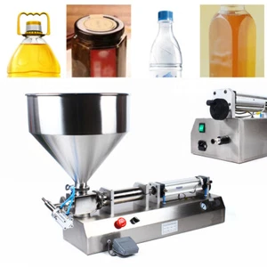 50-500ml Pneumatic Liquid Filler Horizontal Single-head Paste Filling Machine - Picture 1 of 15