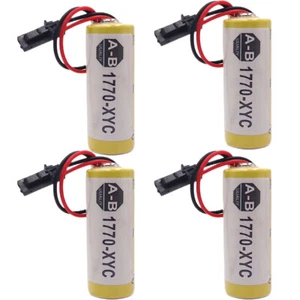 4X 1770-XYC Battery 3V 1800mAh For Allen Bradley PLC 1770-XYC/A 1770-XYB New - Picture 1 of 5