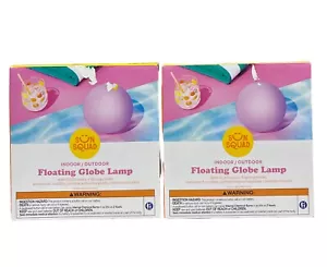 Sun Squad Floating Globe Lamp 16 LED Colors, 4 Lighting Modes Pack Of 2 - Picture 1 of 3