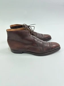 Crokett and Jones Tetbury Dark Brown Wax Calf Size 10.5 UK - Picture 1 of 8