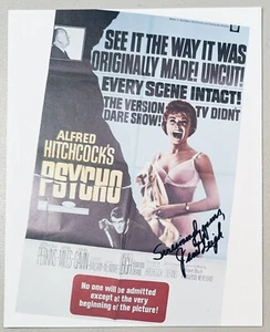 Janet Leigh signed handsigniert Psycho 8x10 Buch Foto BAS Beckett zertifiziert - Bild 1 von 2