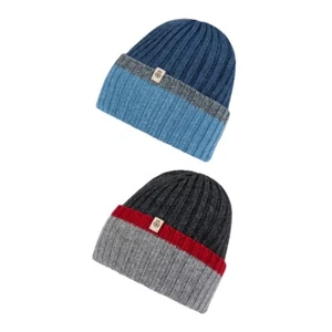 Gorro de punto Roeckl Stripes & Rips gorro hombre gorro de invierno mezcla de lana - Imagen 1 de 3