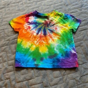 Camiseta Rainbow Spiral Tie Dye para niños pequeños || 2T - Imagen 1 de 3