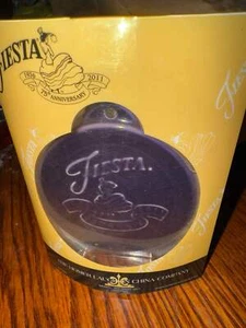 Fiesta Ware Ornament Plum 75th Anniversary - Picture 1 of 1