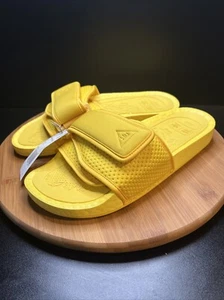 Nuevo con etiquetas Adidas Originales Chancletas Boost Slides Pharrell Williams Hombres’s 8 Amarillo🍋 - Imagen 1 de 12