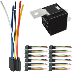80/60Amp 12V 5-Pin Relais Kit SPDT 12 Volt KFZ Relais mit Hochleistungs Pi... - Bild 1 von 8