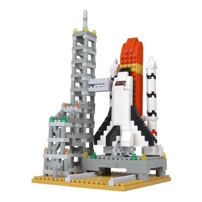 Nanoblock Space Center Building Toy 510 Pieces Level 3 Model For Ages 15+ - Image 1 of 4