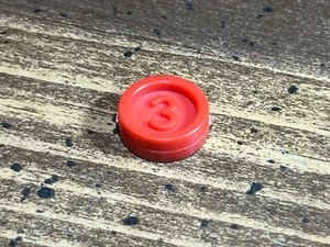 Vintage 1979 Milton Bradley MB DOWNFALL Spiel Original-Zubehör-Hersteller-Teil ~ NUR rote Festplatte #3 - Bild 1 von 2