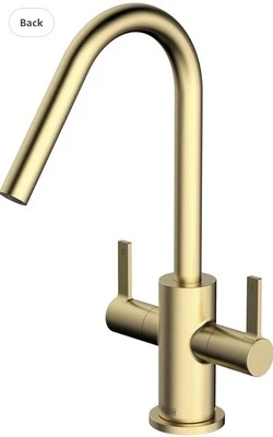 Bristan CSH EFSNK BB CashewEasyfit Monobloc Kitchen Sink Mixer Tap Brushed Brass - Image 1 of 4
