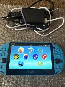 Sony PS Vita 2000 Slim PCH-2000 - Aqua Blue Charger US Seller