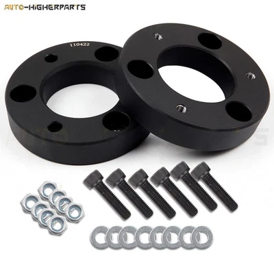 For 2005-2019 Nissan Titan Armada Black 2" Front Leveling Lift Kits Billet - Image 1 of 4