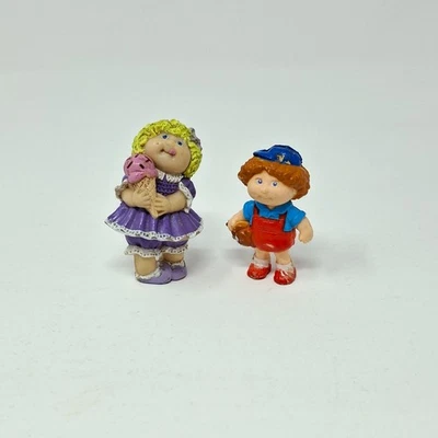 2 1984 Vintage Cabbage Patch Kids PVC Mini 2.5" Figures Ice Cream Bear - Image 1 of 4