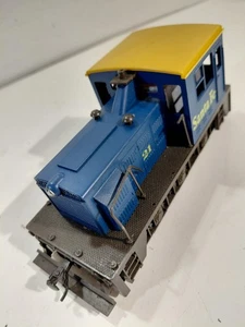 Atlas 21 Train O Gauge Model Railroad 2 Rail DC Santa Fe Diesel Yard Switcher - Picture 1 of 8