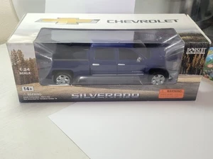 Norscot Models 2014 Chevrolet Silverado Truck Blue 1:24 Boxed New. - Picture 1 of 8