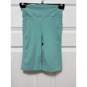 Lululemon Wunder Train High-Rise Bike Shorts Mint Green Seafoam Green Athletic - Picture 1 of 9