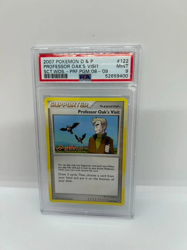 Professor Oak's Visit (2008-2009) 122/132 Professor Program Promo PSA 9 MINT - Image 1 of 1