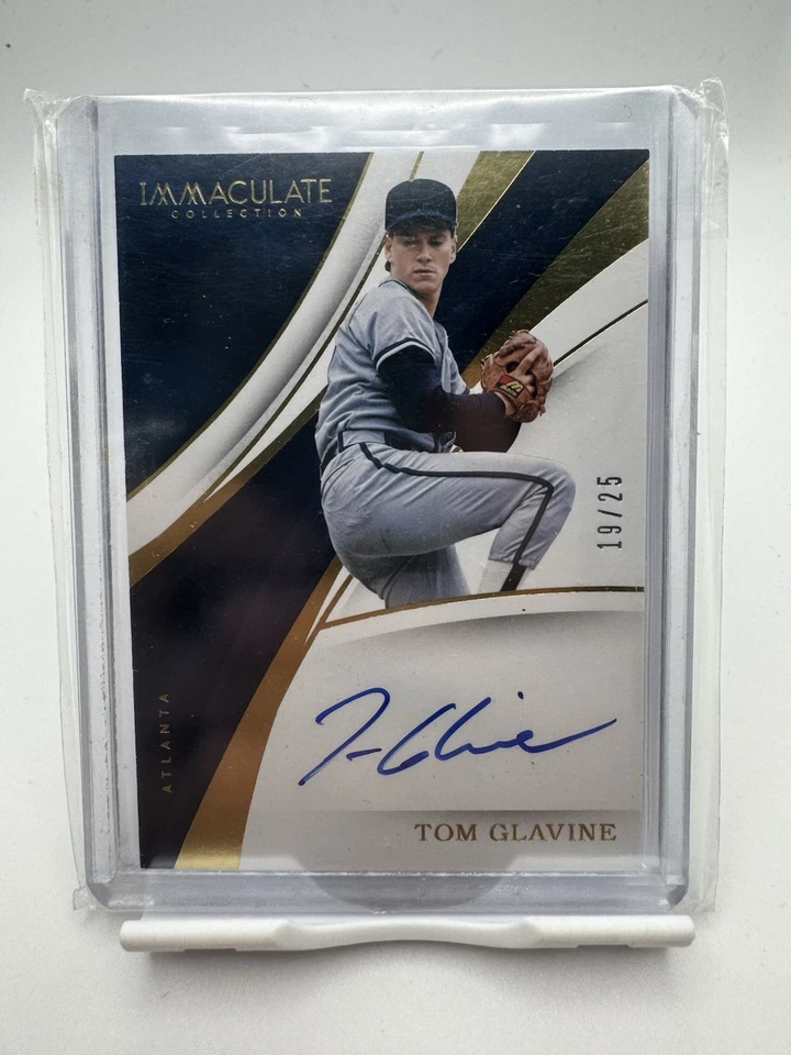 2017 Panini Immaculate Collection 棒球 Tom Glavine 签名 /25 — 第 1/4 张图片