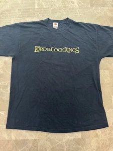 Vintage Porn Shirt lord of the cockrings Size XL movie Promo Lord Of The Rings - Picture 1 of 10