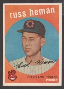 1959 TOPPS  BASEBALL  #  283  RUSS HEMAN   INV  J1454 - Afbeelding 1 van 2