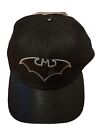 BATMAN Logo Embroidered Gray Black Snapback Hat Cap Batman Under Bill