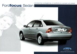 Ford Focus Sedan car (made in Argentina for Brazil market_2002 Prospekt Brochure