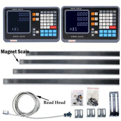 Magnetic Scale Encoder 100mm-6000mm 5um LED Digital Readout Dro CNC Mill Lathe  - Image 1 of 4