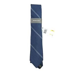 Michael Kors Men's Classic Spaced-Out Navy-Blue Tie Necktie MSRP $69 - Picture 1 of 5